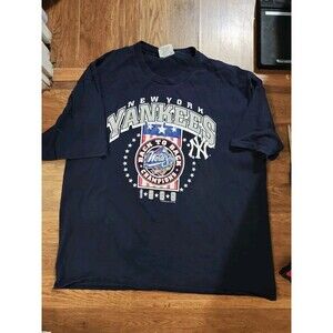 Vintage 90s 1999 New York Yankees MLB World Series Champions T-Shirt Size XXL